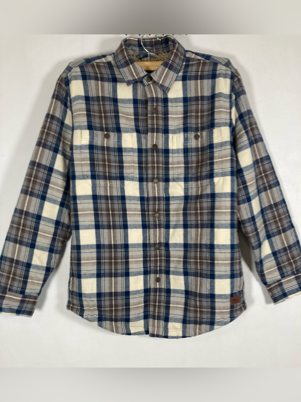 NWT LL Bean Men's Slightly Fitted Fleece Lined Flannel Shirt Jacket S Lumberjack